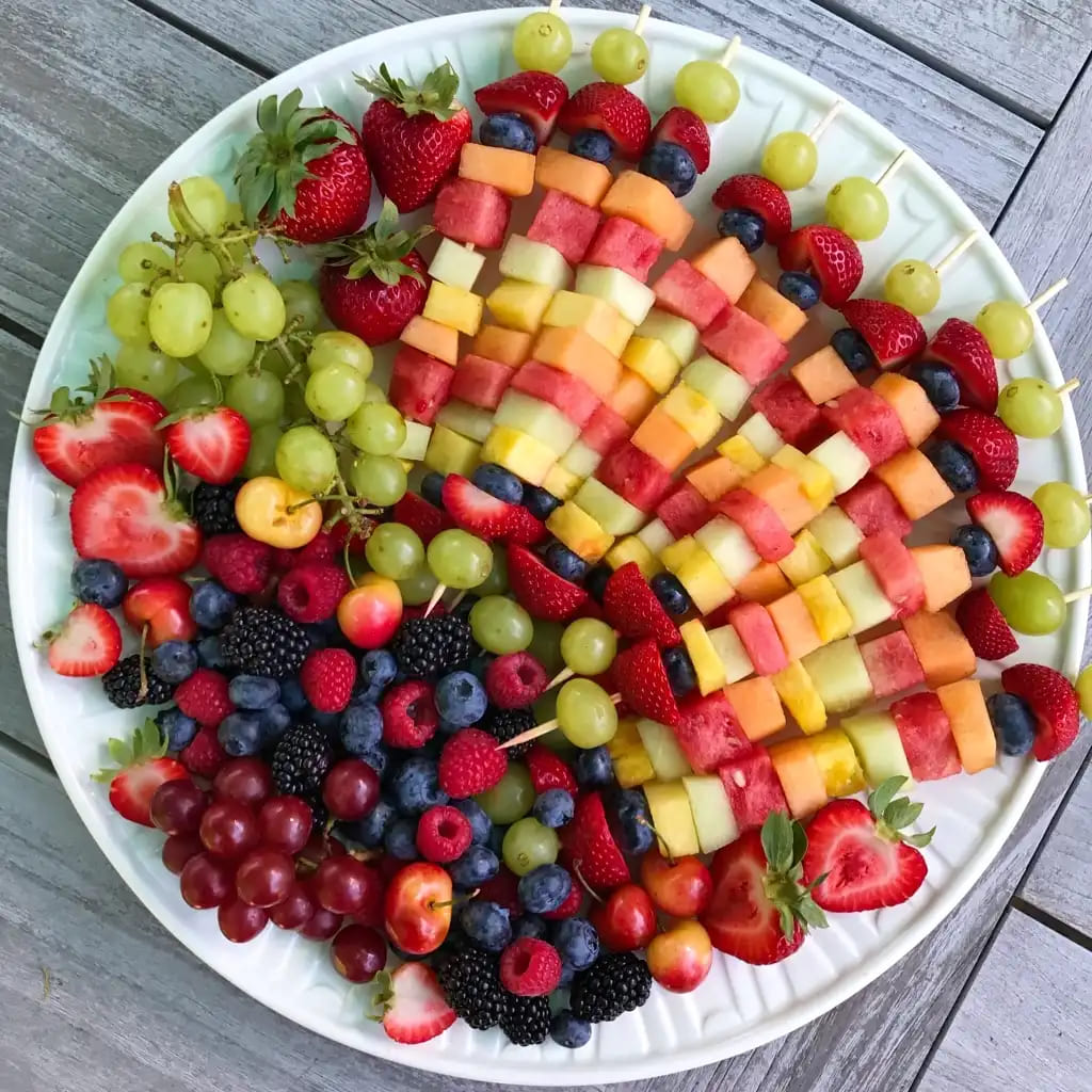  Fresh Fruit Kebabs