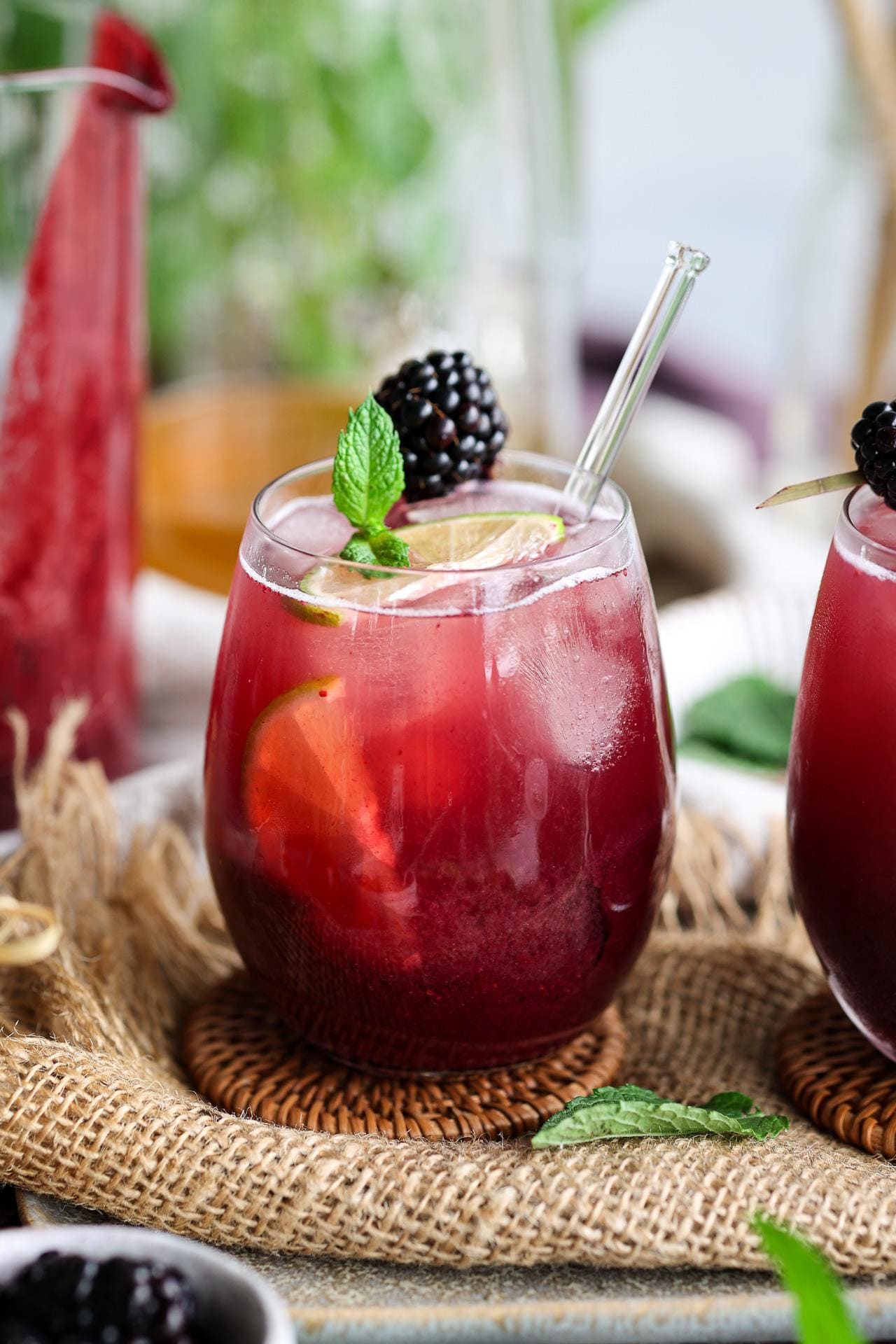 blackberry-iced-tea-cinnamon-ginger