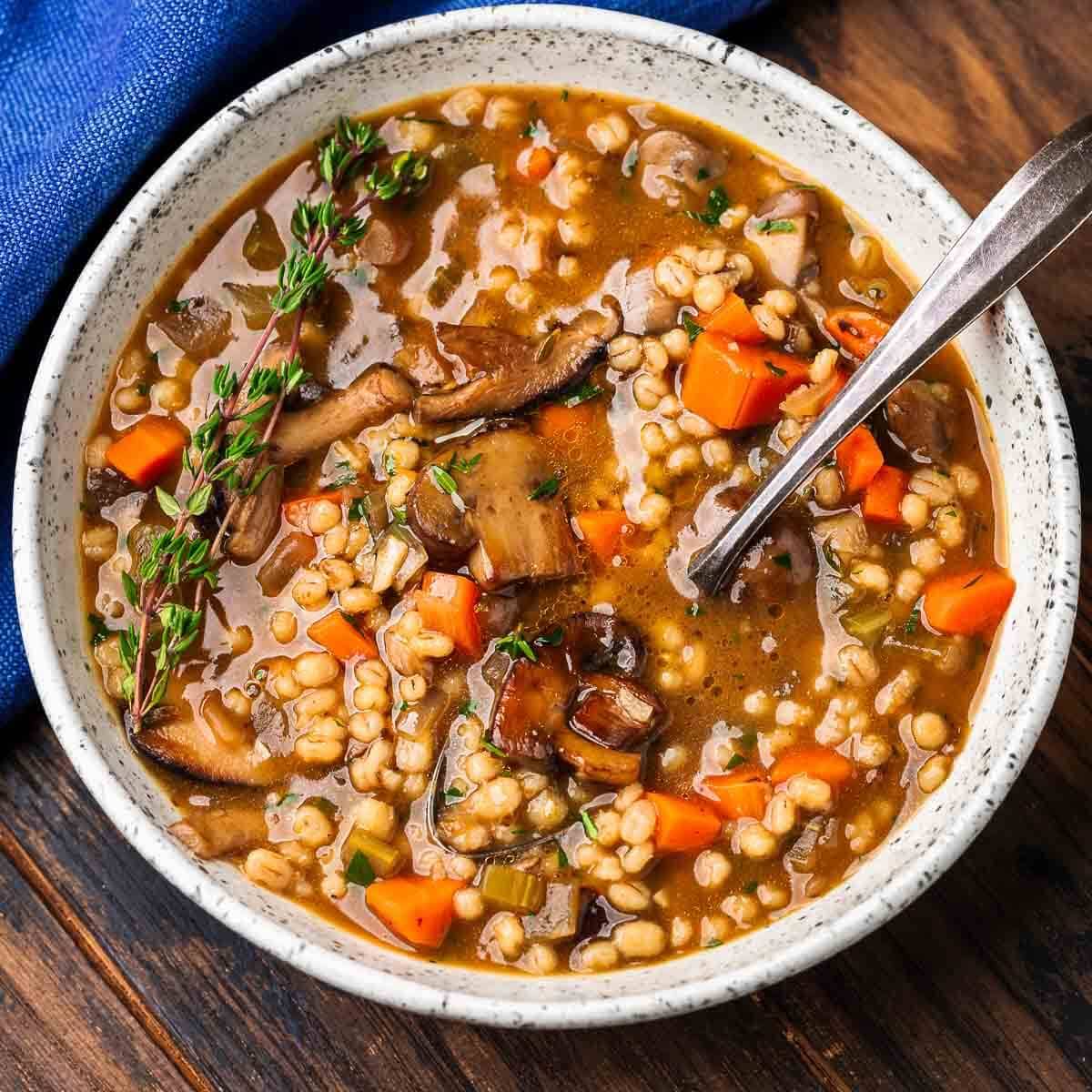 Mushroom Barley Soup